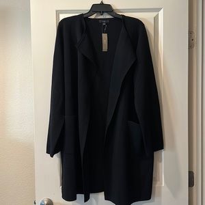 JCREW Juliette Collarless Blazer/Sweater